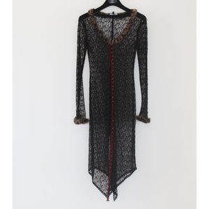 Betsey Johnson original midi dress S